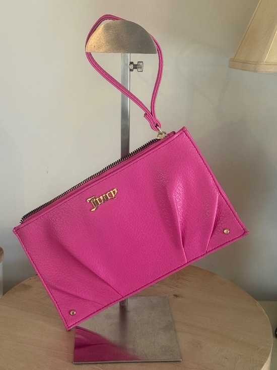 Juicy Couture Handbags - Juicy Couture "Pleats Please" Faux leather wristlet